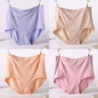 Women's Soft Modal High-Waist Comfort Panties - 4 Pack