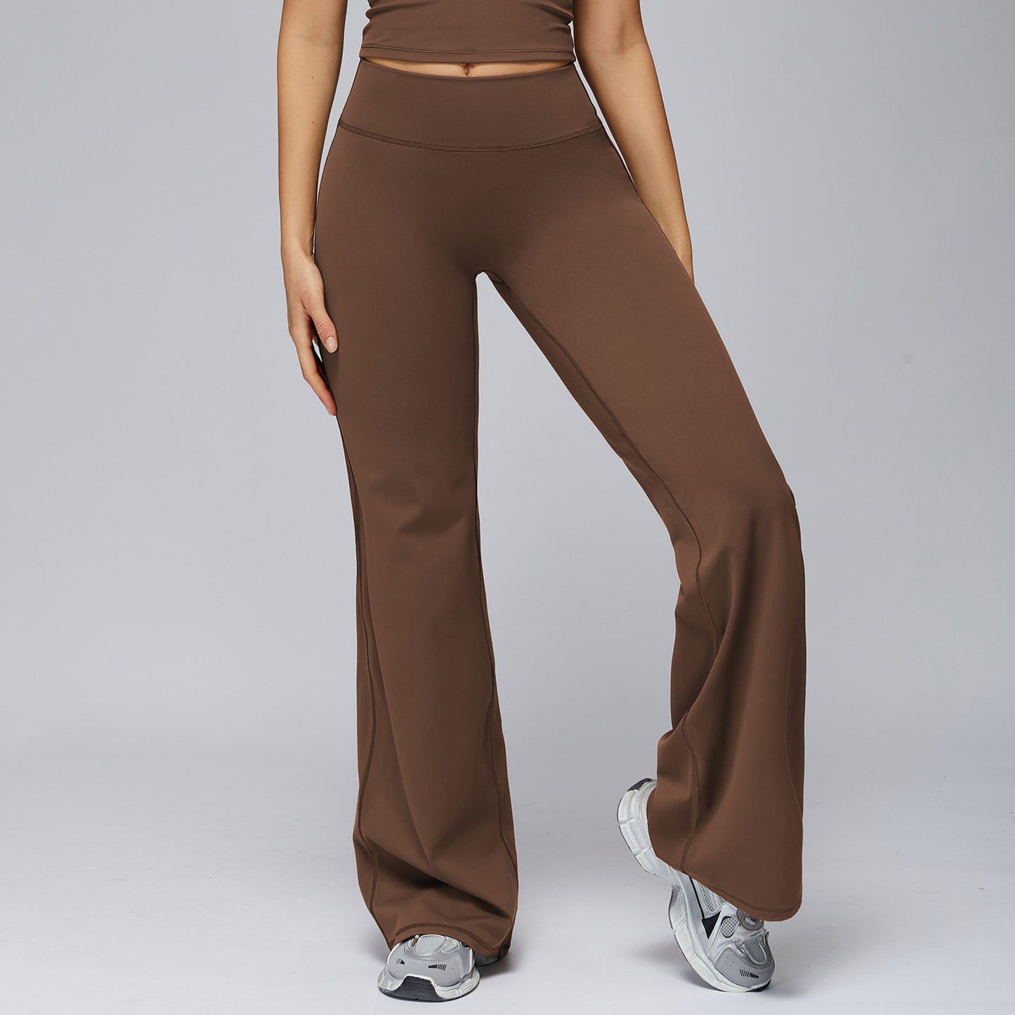Women's High-Waist Wide Leg Track Pants - Loose Fit Activewear
