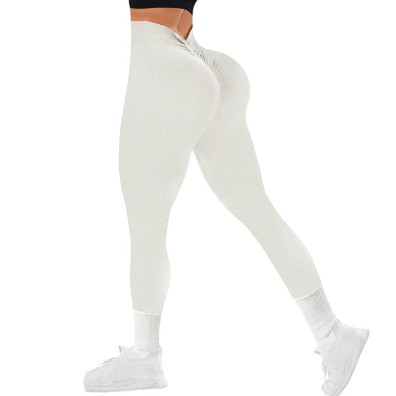 European-Style Seamless Nylon Yoga Pants - Sports Leggings