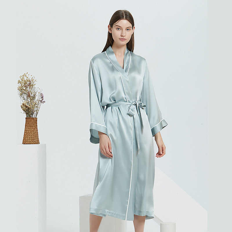 Luxe Silk Nightgown Set - Two-Piece Sleepwear