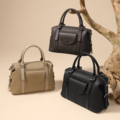 Women's Genuine Leather Crossbody Bag - Versatile Fashion Handbag with Adjustable Strap