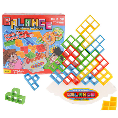 Balance Stacking Game - Educational Tower Building Blocks for Kids & Adults