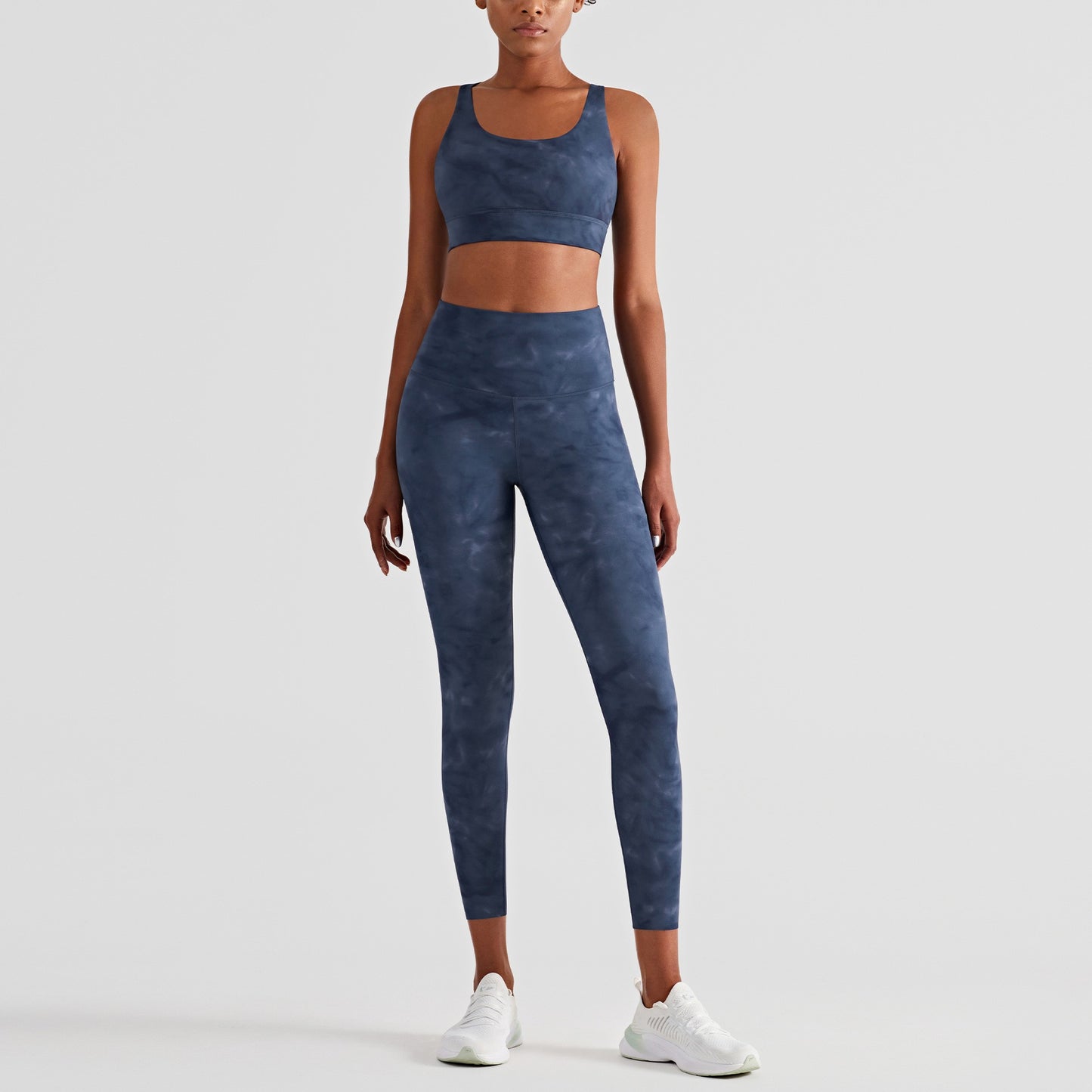 Zebra Print High-Waist Yoga Set - Hip-Lifting Sports Tights with Top