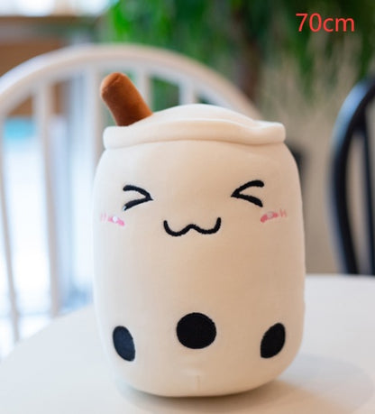 Plush Bubble Tea Pillow Cushion - Soft Stuffed Drink Toy