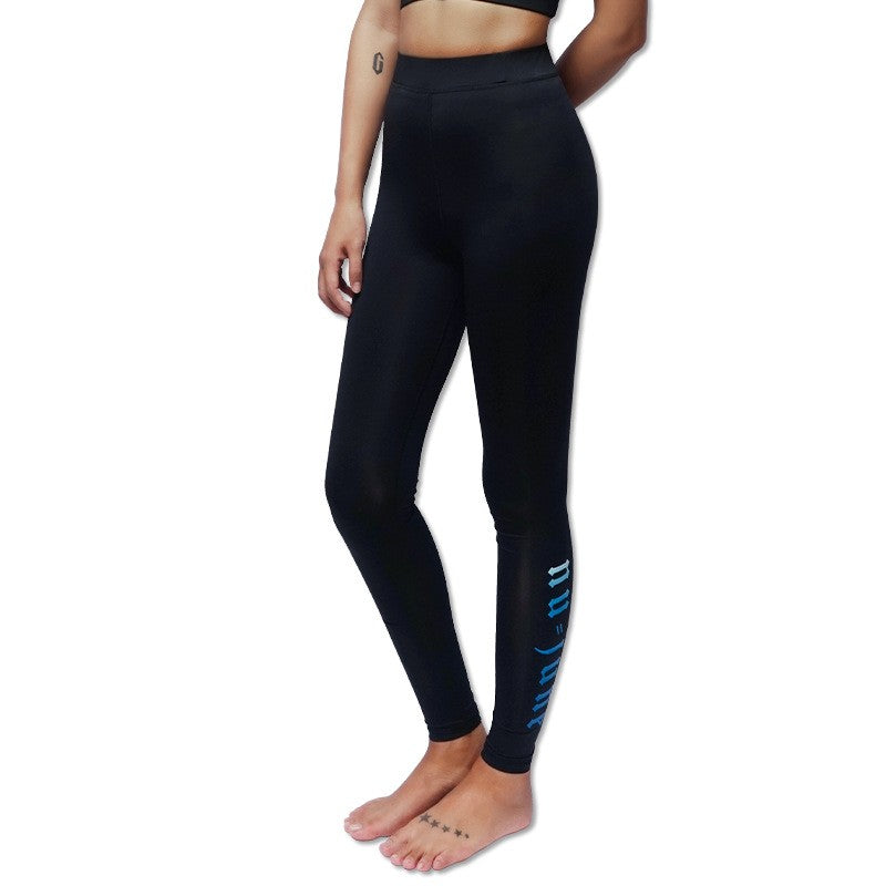Quick-Dry UV Protection Yoga Pants - Nylon Exercise Leggings