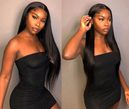 Straight Human Hair Wig - Premium Quality Long Wig