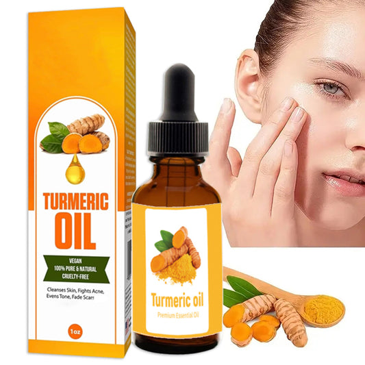 Turmeric Oil 30ml - For The Face Turmeric Serum For Dark Spots Corrector Serum For Face & Body, Anti Aging Facial Serum For Women Men, Reduces Hyperpigmentat