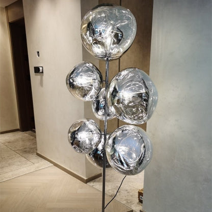 Modern LED Floor Lamp - Minimalist Standing Light with Acrylic Shade