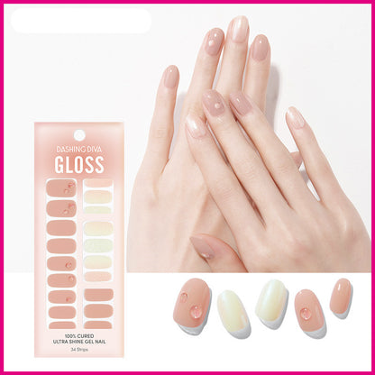 Press-On Nail Stickers - No-Bake Wearable Nail Art Patches