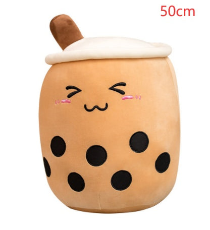 Plush Bubble Tea Pillow Cushion - Soft Stuffed Drink Toy