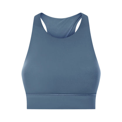 Triangle Sports Bra - Hollow Back Design for Yoga and Fitness