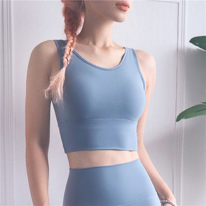 U-Shaped Sports Bra - Moisture-Wicking Yoga and Fitness Support
