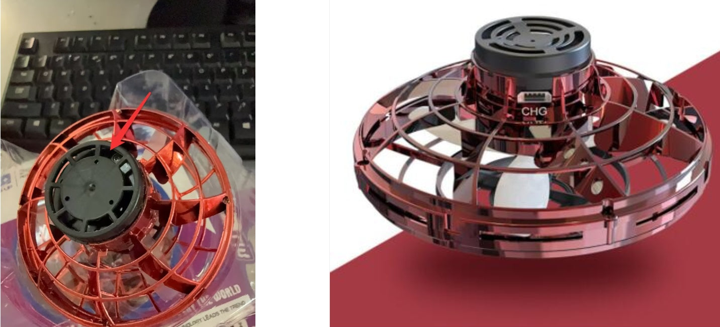 Rotating Flying Gyro Aircraft Induction Drone Toy