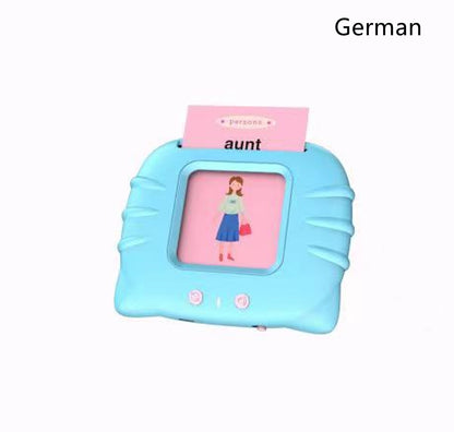 Bilingual Flashcard Learning Machine for Kids – Early Education Story & Word Card Reader