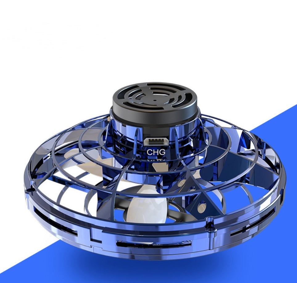 LED Flying Gyro Spinner Toy - Interactive Hand-Controlled Flying Toy for Kids