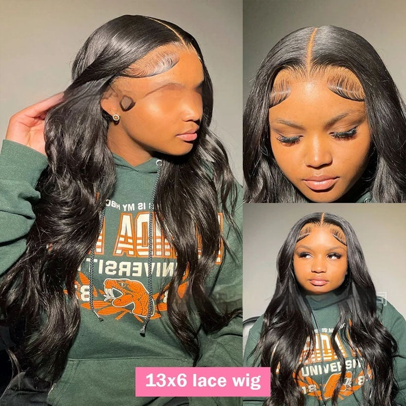 13x6 Body Wave Lace Front Wig - Hand-Woven Human Hair Wig