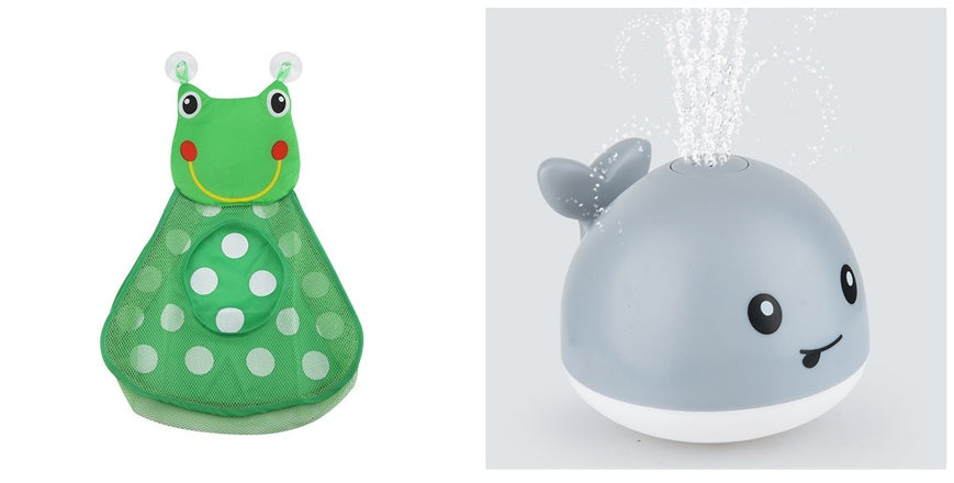 Baby Bath Whale Toy - Electric Water Spray with Lights & Music for Bathtub Fun