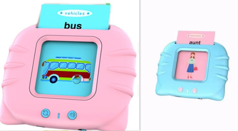 Bilingual Flashcard Learning Machine for Kids – Early Education Story & Word Card Reader