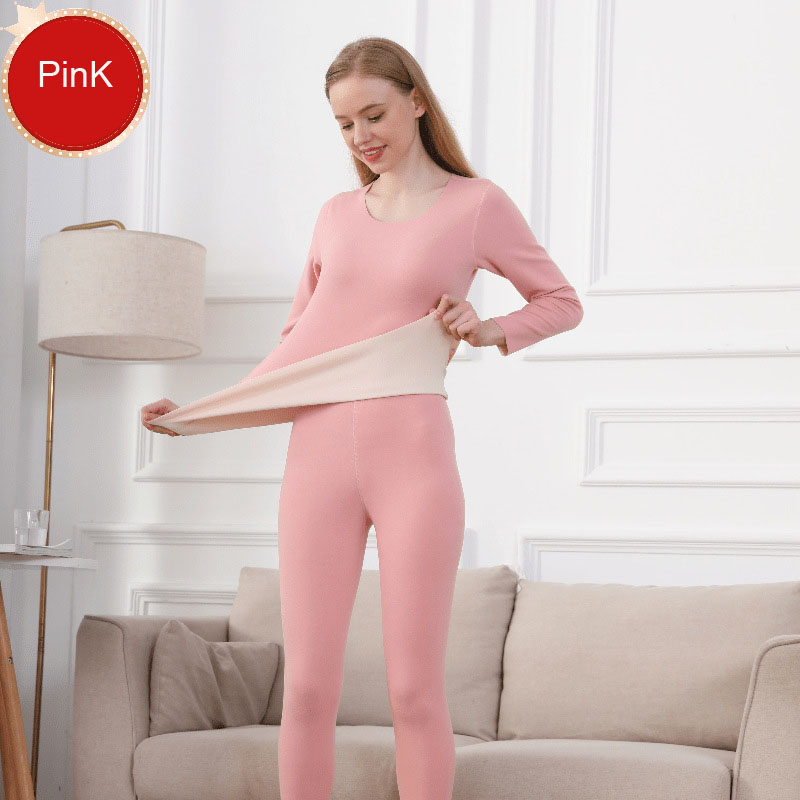 Thermal Underwear Set - Double-Sided Fleece Base Layer for Men and Women