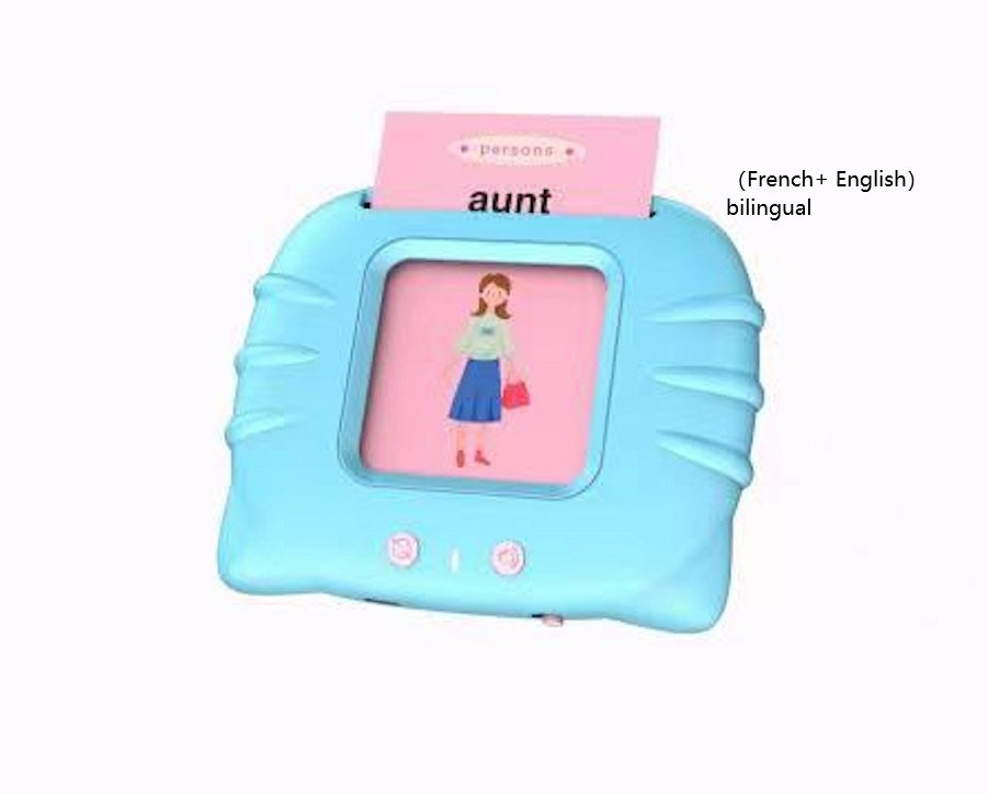 Bilingual Flashcard Learning Machine for Kids – Early Education Story & Word Card Reader