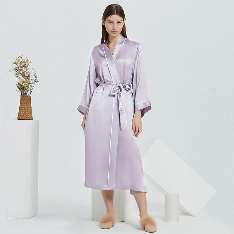 Luxe Silk Nightgown Set - Two-Piece Sleepwear