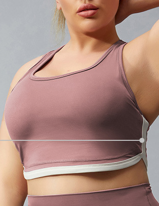 Women's Contrast Color Sports Set - Quick Dry Activewear