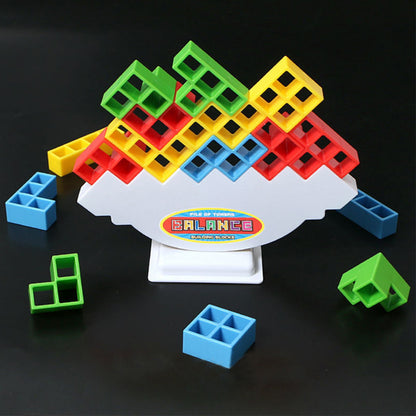 Balance Stacking Game - Educational Tower Building Blocks for Kids & Adults