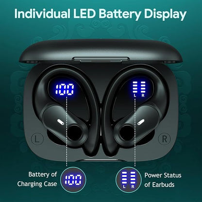 AI Translation Wireless Bluetooth Headphones - Real-Time Multilingual Earbuds with Noise Reduction