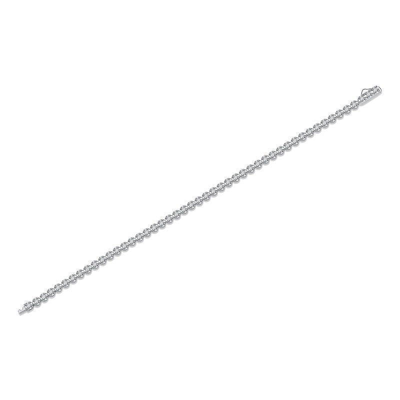 Starry Sky Moissanite Bracelet - S925 Sterling Silver Platinum Plated Jewelry