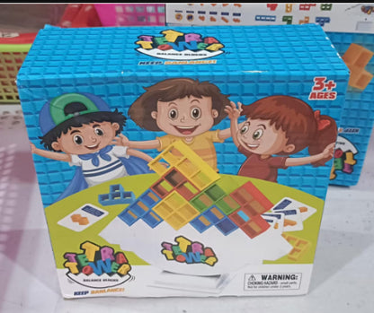 Balance Stacking Game - Educational Tower Building Blocks for Kids & Adults