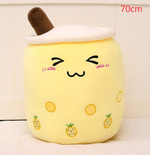 Plush Bubble Tea Pillow Cushion - Soft Stuffed Drink Toy