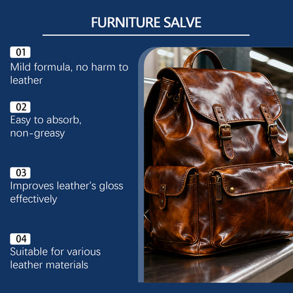 Professional Leather Furniture Care Kit with Conditioning Agent & Brush