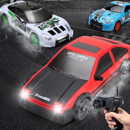 RC Drift Car 1:24 Scale - 2.4GHz 4WD Remote Control Racing Car with Lights