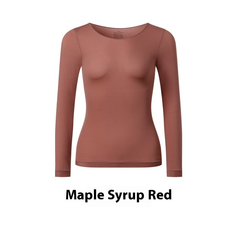 Women's Ultra-Thin Thermal Underwear Set - Lightweight Nylon Spandex Base Layer