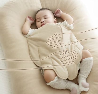 Baby Bed-in-Bed Lounger - Portable Infant Sleeper in Milk Tea
