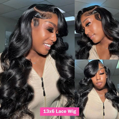 13x6 Body Wave Lace Front Wig - Hand-Woven Human Hair Wig