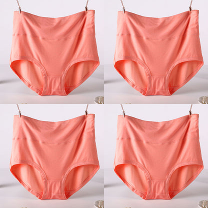 Women's Soft Modal High-Waist Comfort Panties - 4 Pack