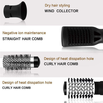 Automatic Rotating Hot Air Comb - 4-in-1 Big Wave Curling Iron Hair Styling Tool