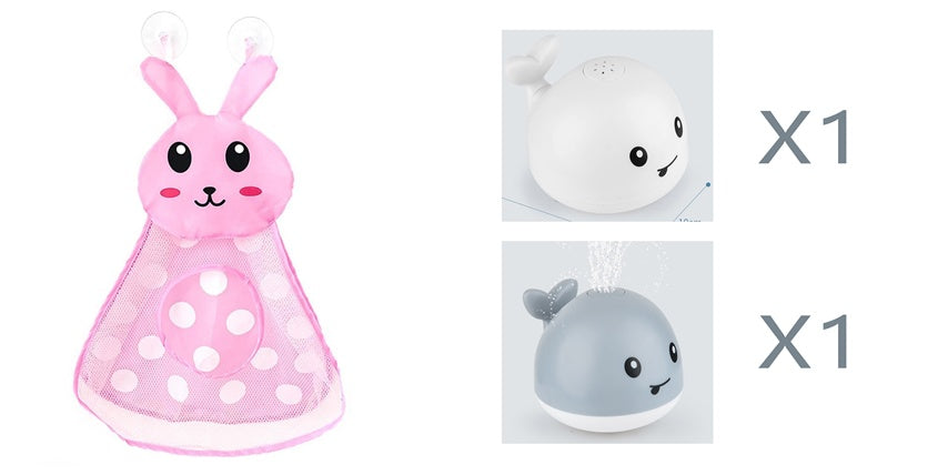 Baby Bath Whale Toy - Electric Water Spray with Lights & Music for Bathtub Fun