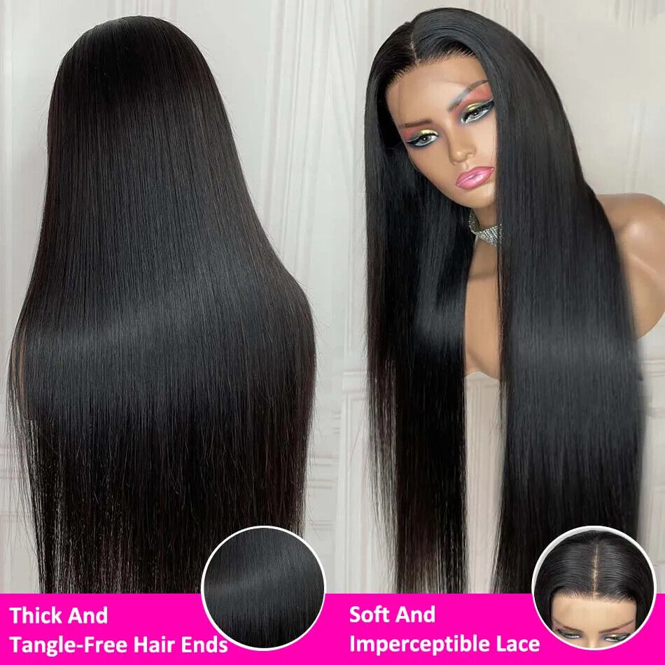 13x4 Lace Front Human Hair Wig - Natural Texture with Forehead Lace