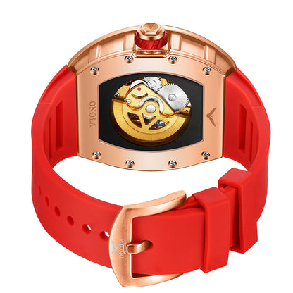 Men's Automatic Mechanical Watch | Silicone Band | 43.5mm | 30m Water Resistant | 13 Colorways