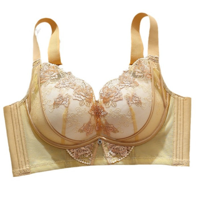 Seamless Silk Bra - Push-Up Support with Adjustable Straps