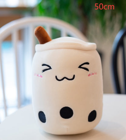 Plush Bubble Tea Pillow Cushion - Soft Stuffed Drink Toy