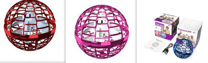 Flying Ball Toy - LED Spinning Boomerang Drone for Kids