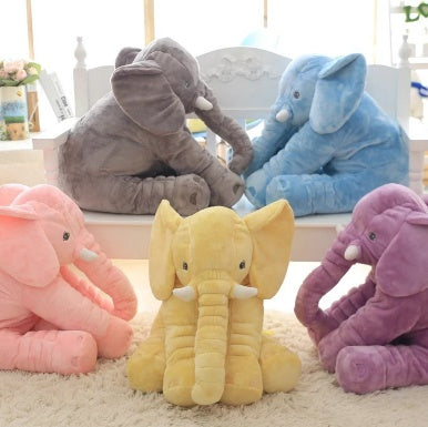Elephant Plush Pillow with Blanket - Baby Comfort Cushion