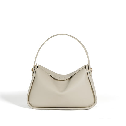 Women's High-Grade Cowhide Leather Crossbody Bag - Versatile Shoulder Handbag with Adjustable Strap