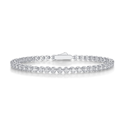 Starry Sky Moissanite Bracelet - S925 Sterling Silver Platinum Plated Jewelry