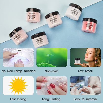 Enhanced Nail Polish Gel - Long-Lasting Light Therapy Formula