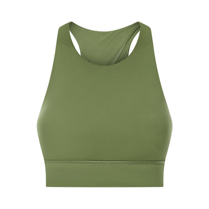 Triangle Sports Bra - Hollow Back Design for Yoga and Fitness