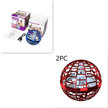 Flying Ball Toy - LED Spinning Boomerang Drone for Kids